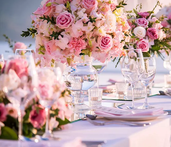Quelles fleurs pour une table de mariage